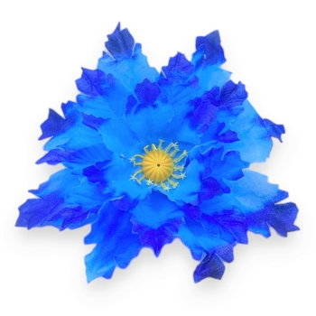 Set 90 buc flori artificiale funerare, Cap Romneya Albastru